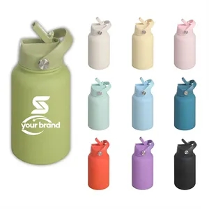 32oz Stainless Steel Insulated Water Bottle with Straw Lid