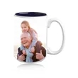 15 oz. Glossy Two-Tone Custom Photo Mug | https://www.bestnamebadges.com