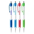 Union Printed - Joe Grip White barrels Click Pen | https://www.bestnamebadges.com