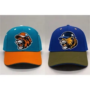 Sports Baseball Cap with Front Embroidery Interlock