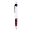 Union Printed - Hive Stylus White Barrels Click Pen   | https://www.bestnamebadges.com