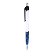 Union Printed - Hive Stylus White Barrels Click Pen   | https://www.bestnamebadges.com