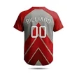 Unisex Full Color Baseball T-shirt 2 Button UPF DriFit | https://www.bestnamebadges.com