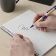 Spiral Notebook with Pen | https://www.bestnamebadges.com