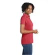 Sport-Tek® Ladies' Heather Contender™ Polo | https://www.bestnamebadges.com