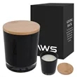 AWS Bamboo Soy Candle | https://www.bestnamebadges.com