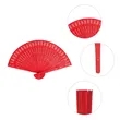Wood Handheld Folding Hand Fan With Hollow Design | https://www.bestnamebadges.com