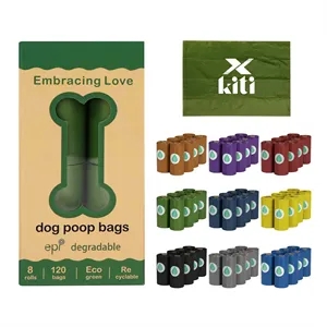 13"x9" Dog Poop Bags Rolls Thick Waste Pouch