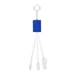 Multi-Charging Cable USB Hub Keyring | https://www.bestnamebadges.com