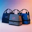 Denson rPET Expandable Dual Compartment Cooler Bag | https://www.bestnamebadges.com