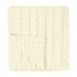 Cable Knit rPET Chenille Blanket | https://www.bestnamebadges.com