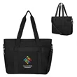 Hudson rPET 36 Can Cooler Tote Bag | https://www.bestnamebadges.com