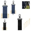 Cutter & Buck® rPET And Bamboo Golf Tee Set Keychain | https://www.bestnamebadges.com