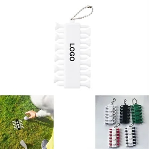 Golf Tee Holder Keychain