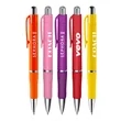 Rigid - Solid Colored Ballpoint Click Pen with grip | https://www.bestnamebadges.com