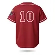 Unisex Full Button Solid Color Baseball Jersey | https://www.bestnamebadges.com