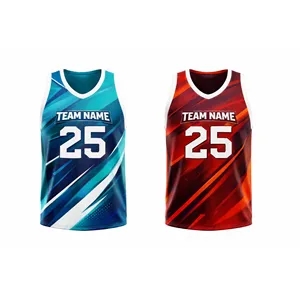 Unisex Reversible Basketball Jersey Sublimated 100G