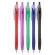 Union Printed -  Julls Translucent Click Pen   | https://www.bestnamebadges.com