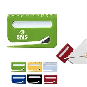 3 in 1 Letter Opener w Magnifying Glass Ruler Envelope
