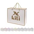 Matte Laminated Euro Gift Tote Bag W/ Rope Handle | https://www.bestnamebadges.com