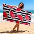 30"x60" Single Sided Microfiber Oversized Beach Towel | https://www.bestnamebadges.com