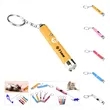 Custom Logo Projector Flashlight With Keychain | https://www.bestnamebadges.com