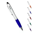 Custom Stylus Pen With Rubber Grip | https://www.bestnamebadges.com