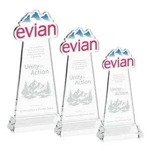 EdgeCraft Award on Hartford Base - Clear (via Air) | https://www.bestnamebadges.com
