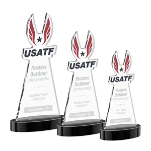 EdgeCraft Award on Alberton Base - Black (via Ocean) | https://www.bestnamebadges.com