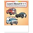 Learn About 9-1-1 Coloring and Activity Book Fun Pack | https://www.bestnamebadges.com