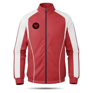 Unisex Full Zip Baseball Puffer Jacket