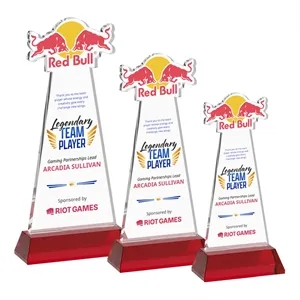 EdgeCraft VividPrint™ on Hartford Base-Red (via Ocean) | https://www.bestnamebadges.com