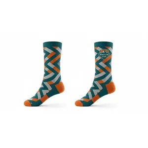 Jacquard Weave Cushion Basketball Socks 144 Needle Calf