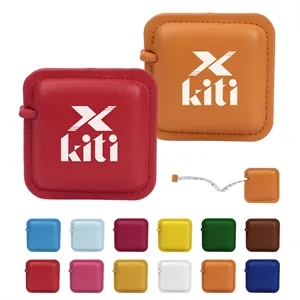 5Ft Square PU Leather Retractable Soft Tape Measure