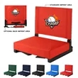 Portable Steel Frame Stadium Chair For Bleachers | https://www.bestnamebadges.com