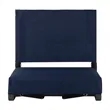 Portable Steel Frame Stadium Chair For Bleachers | https://www.bestnamebadges.com