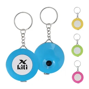 60" Retractable Soft Tape Measure Keychain