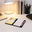 PU Cover Pocket Notebook W/ Sticky Notes, Flags&Pen | https://www.bestnamebadges.com