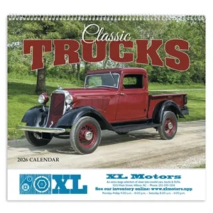 Products Classic Trucks Appointment Calendar - Spiral | https://www.bestnamebadges.com