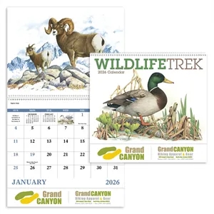 Good Value™ Wildlife Trek - Spiral Calendar | https://www.bestnamebadges.com