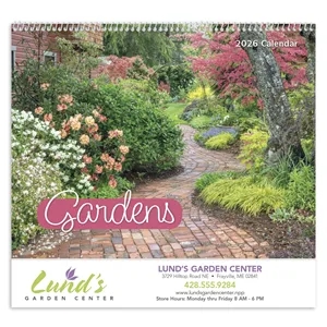 Triumph® Calendars Gardens Calendar | https://www.bestnamebadges.com
