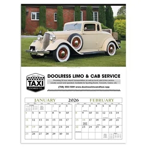 Triumph® Calendars Antique Cars Calendar | https://www.bestnamebadges.com