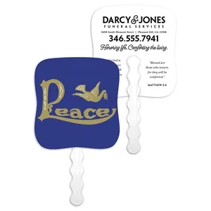 Skinner & Kennedy® Peace - Pictorial Fan | https://www.bestnamebadges.com