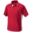 Men's Color Blocked Wicking Polo | https://www.bestnamebadges.com