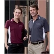 Men's Color Blocked Wicking Polo | https://www.bestnamebadges.com