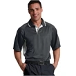 Men's Color Blocked Wicking Polo | https://www.bestnamebadges.com