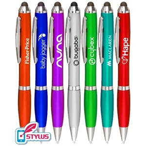 Union Printed, Colored "Executive" Stylus Pens