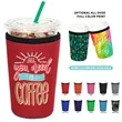 Reusable Iced Coffee Insulator Sleeve | https://www.bestnamebadges.com