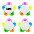 Flower Shape Watercolor Highlighters | https://www.bestnamebadges.com