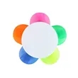 Flower Shape Watercolor Highlighters | https://www.bestnamebadges.com